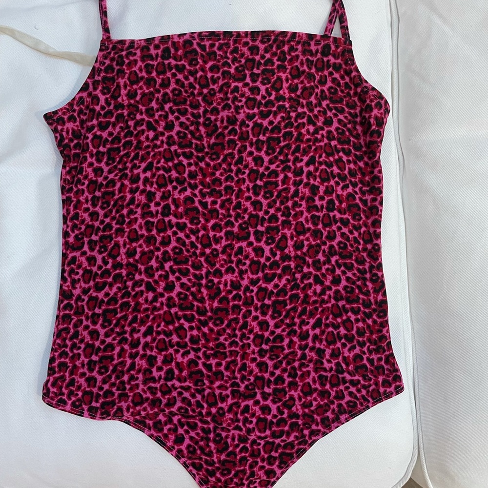 pink cheetah bodysuit